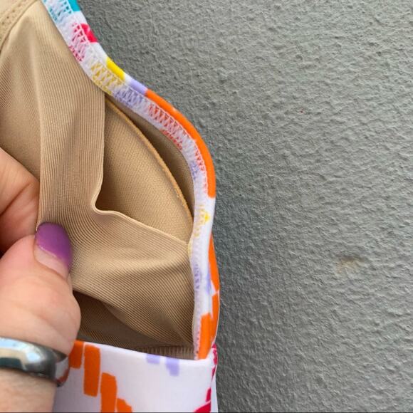 Victoria’s Secret bikini halter abstract floral MEDIUM - Picture 3 of 5